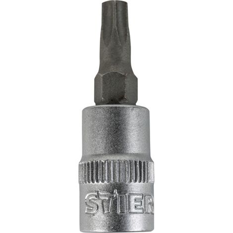 Douille pour embouts TX 1/4" STIER, TX 20