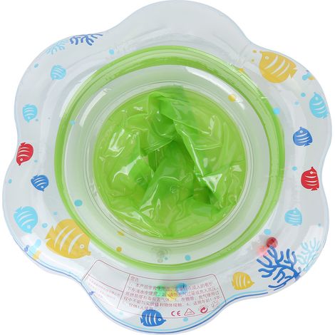 Bouée bébé avec siège de sécurité pour apprentissage de la natation en piscine - Flotteur vert (1/5)