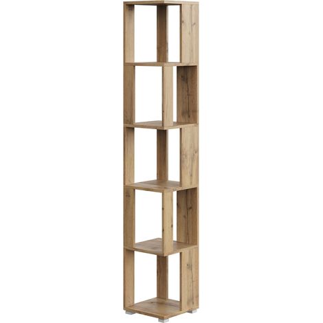 Bibliothèque STERN 29x168x29 cm Avec rangement wotan chêne (1/5)