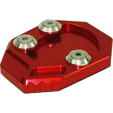 (Rouge)waase Compatible avec Yamaha YZF R1 YZF-R1 2009 2010 2011 2012 2013 2014 Béquille latérale, extension de béquille, plaque de support maxpower (1/4)
