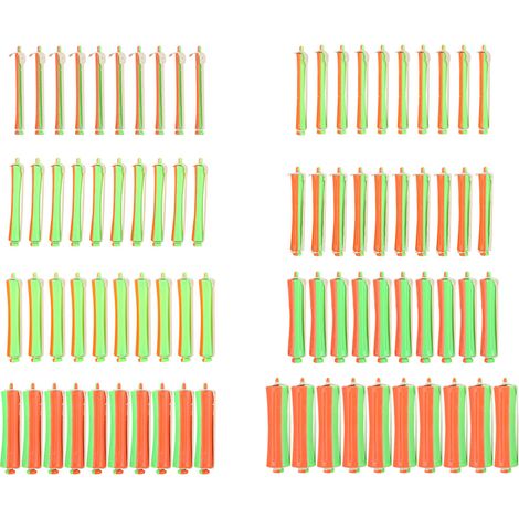 80 Bigoudis Permeurs Chauffants Onde 1-8 Tailles Pinces à Cheveux Boucleurs Outil Coiffure (1/5)
