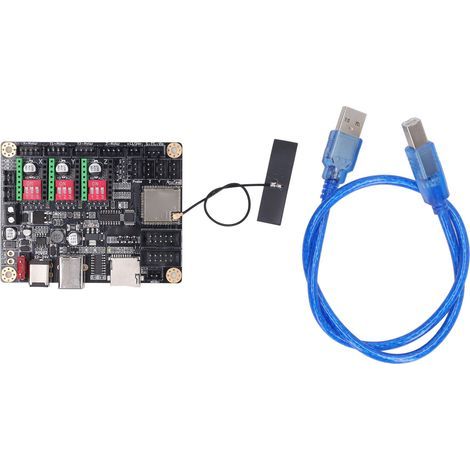 Carte de commande de graveur Laser MKS DLC32 V2.1, carte mère de Machine à graver WIFI 32 bits hors ligne (1/5)