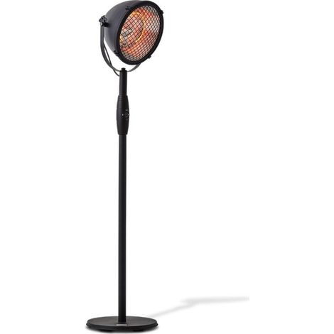 Favex – Parasol chauffant infrarouge 2100W – 3 positions de chauffe – Acier noir – Chaleur ciblée jusqu'à 8 m² – Allumage manuel
