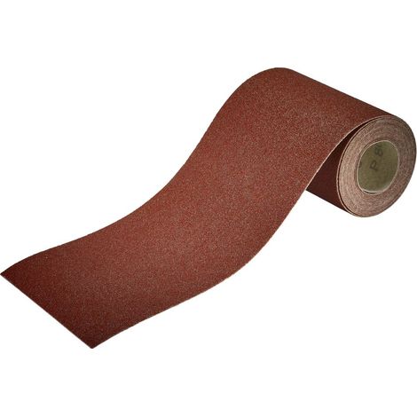 ROLLO DE PAPEL ABRASIVO ADHESIVO, GRANO 80, 4m x 115mm 1740000 WOLFCRAFT