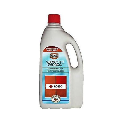 WAXCOTT ROSSA CERA TONALIZZANTE E INVECCHIANTE PER COTTO PAVIMENTO E MANUFATTI LT.1 MADRAS