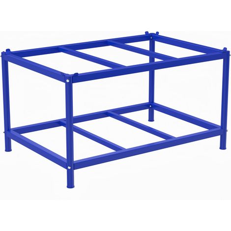 Kongamek Palettentisch mit Palettenheber in Blau bis 1000kg Tragkraft (1/3)