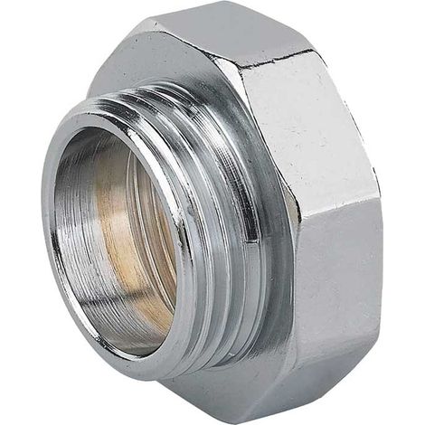 RIDUZIONE SOTTOLAVELLO IN OTTONE CROMATO F1"1/2 x M1"1/4