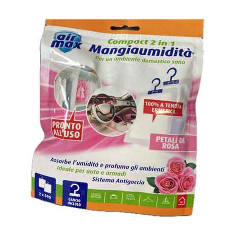 DESHUMIDIFICADOR 'COMPACTO 2 EN 1' AIR MAX Pack 2x50 g