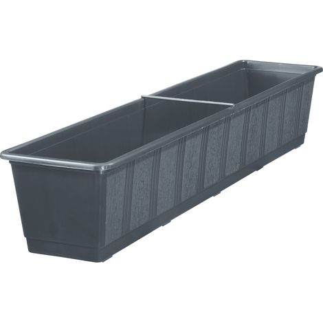 Geli Blumenkasten Standard 80 cm anthrazit BlumenkÃ¤sten