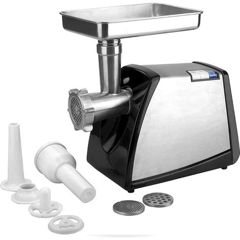 Máquina picadora de carne Strong, 1kg/min, Color Gris Potencia 1000W