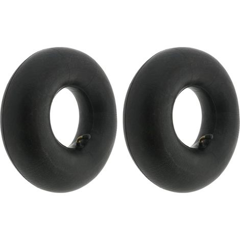 Lot de 2 chambres à air 3.00-4 pour roue de diable 260 × 85 mm - Chambre à air de rechange pour roue de brouette - Avec valve de voiture TR87 droite - Chambre à air intérieure - Chambre à air en (1/5)