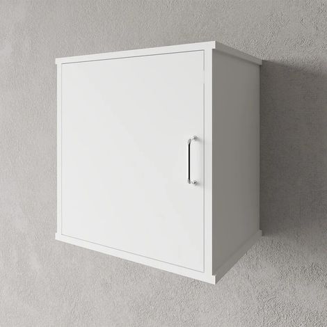 Pensile sospeso 45x34 cm in PVC con ripiano e fissaggi inclusi Kandy (1/5)