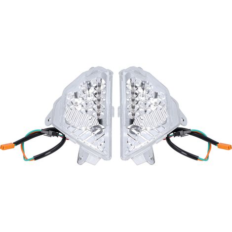 Voyants LED transparents pour les deux clignotants avant (gauche et droite) de la Kawasaki Ninja 1000 2017-2021. (1/5)