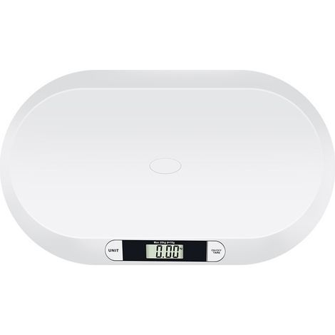 20Balance électronique en kilogrammes avec écran LCD—Précision-Surface à grande échelle (55 x 32(cm), batterie comprise (1/5)
