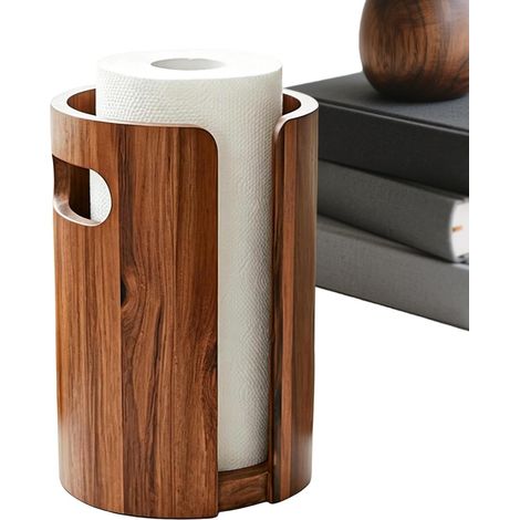 Porte-Essuie-Tout pour Plan De Travail Organisation Et Rangement De Cuisine Support Pour Rouleau Papier pour Comptoir, Placard, Salle à Manger, Bureau, Maison, Appartement et Camping-Car (1/5)