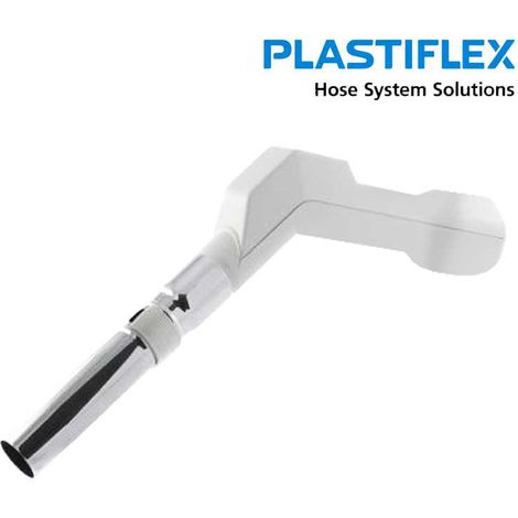 poignée blanche de remplacement pour flexibles électrifié Plastiflex (1/4)