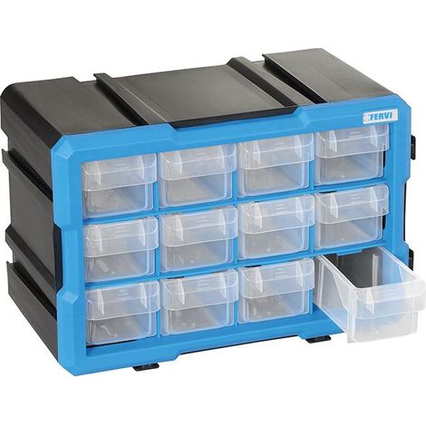 CAJONERA MODULAR CON CAJAS EXTRAÍBLES FERVI C086/12C (1/5)