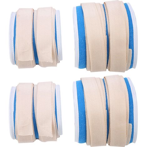 Sangle de contention médicale pour patient âgé, support fixe pour membre au lit (1/5)