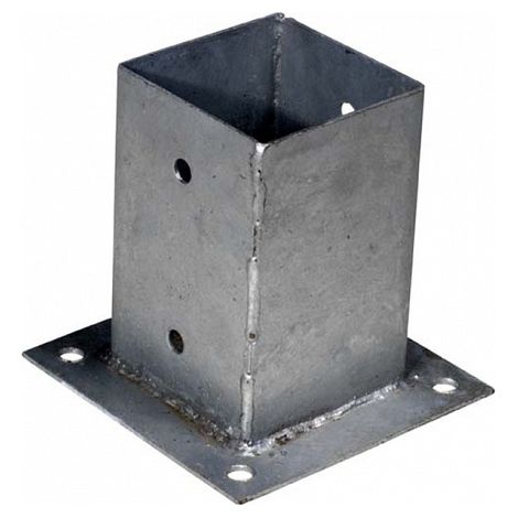 Aufschraubhülse verzinkt 12 x 12 x 14 cm - Pro Stück