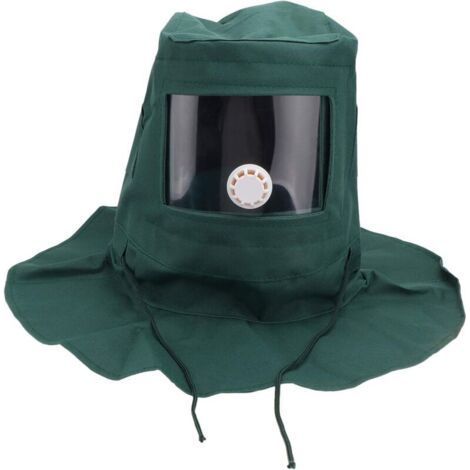 Casque Masque de Protection Anti Vent Anti poussière pour Sablage Sableuse (1/5)