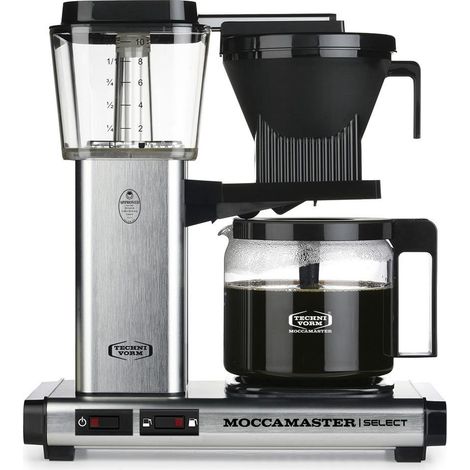 Cafetera de Goteo Moccamaster Negro Acero 1520 W 1,25 L
