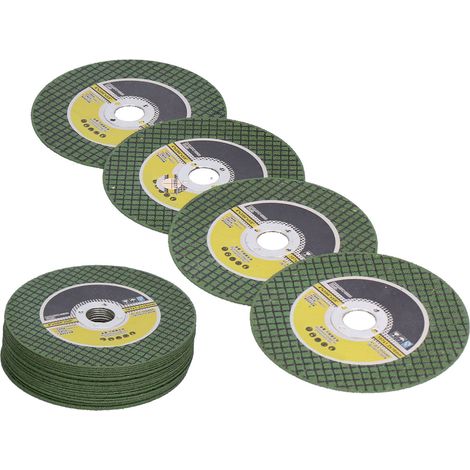 Lot de 100 disques à tronçonner en résine pour outils rotatifs en acier inoxydable, diamètre extérieur 107 mm. (1/5)