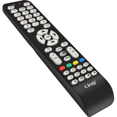 Télécommande Universelle - LinQ - Thomson - Compatible LCD, Plasma, LED, 4K - Portée 8m - Couleur Noire