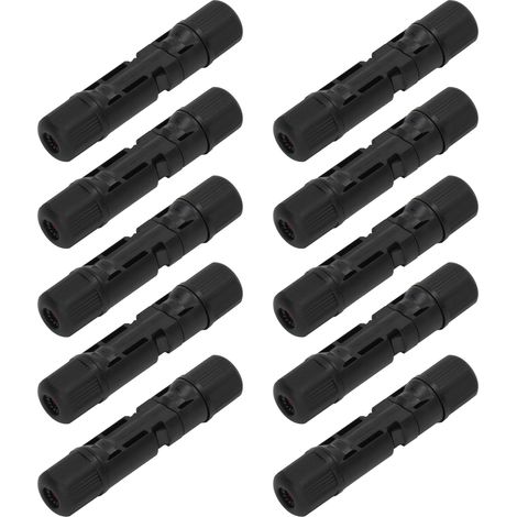 Lot de 10 connecteurs pour panneaux solaires étanches IP67, câble photovoltaïque, connecteurs mâle et femelle, 1000 V (1/5)