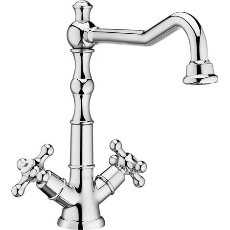 Grifo bimando para lavabo de caño alto - ROCA (1/2)
