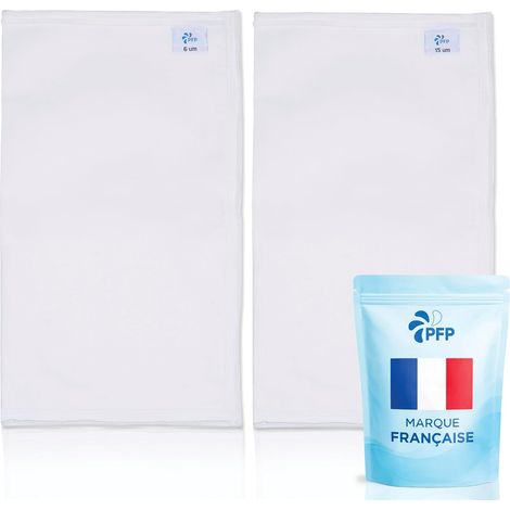 Poche Filtrante Compatible avec Piscine Desjoyaux 6 + 15 Microns Lot de 2 Eau Limpide + Quotidien Sac Filtrant Chaussette Filtrante Filtre Piscine Entretien facile (1/5)