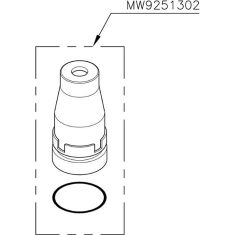 Lubrificateur d&ocircme visuel 1/4-3/8 lubrificateur de remplacement FRL compresseurs Lisam - Forbice + Innesto rapido 1/4 (1/2)