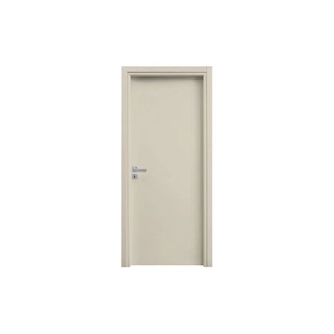 Porta battente modello A crema/rovere 90x210 cm MDF B02/03 (1/3)