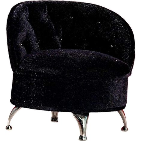 Schmuckkästchen, Organizer, kleines Geschenk, Mini-Samt-Aufbewahrungsetui, Schmuckkästchen für Ohrstecker, Mädchen-Black (1/5)