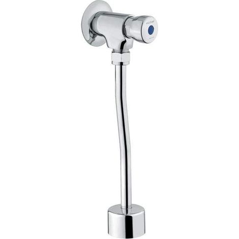 Grifo para urinario temporizado de pared con pulsador Idral Classic 08020/E-08020/1E con tubo