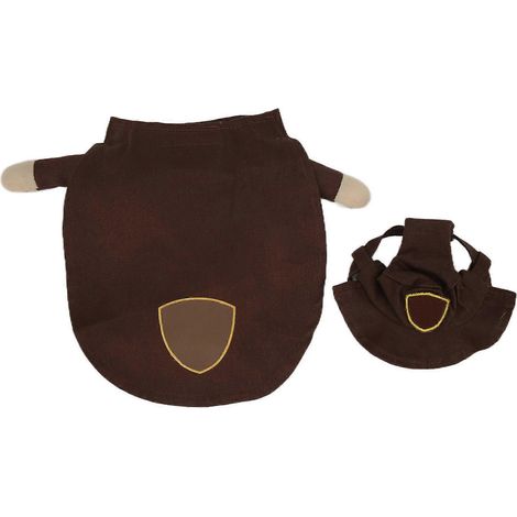 Lustiges Hundekostüm, Weihnachtsoutfit mit Hut für kleine und mittelgroße Hunde, festliches Haustierkostüm (1/5)