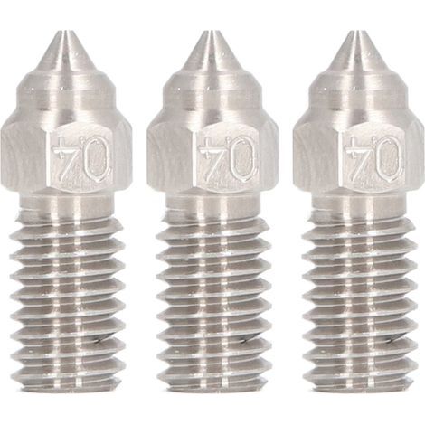 High-speed stainless steel 3D printer, 0.4mm nozzle, 3 pieces, for Elegoo Neptune 4 4Pro (1/5)