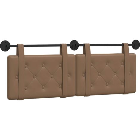 Tête de lit suspendue Cappuccino 150 x 55 x 5 cm Simili cuir