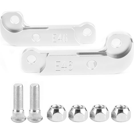 Adaptateur de blocage de direction en alliage d'aluminium, angle de rotation accru, compatible Série 3 E46 1998-2006 (Argent) (1/5)