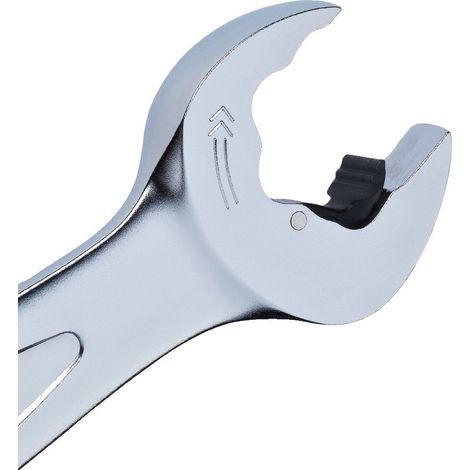 KS Tools 503.5210 Chiave a cricco combinata DUO GEAR con bocca aperta a cricco (1/4)