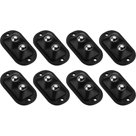 Roulettes Auto-Adhésives - Roulettes Pivotantes 360° Pour Poubelle Boîte De Rangement Meuble Petit - 8 Pièces (1/5)