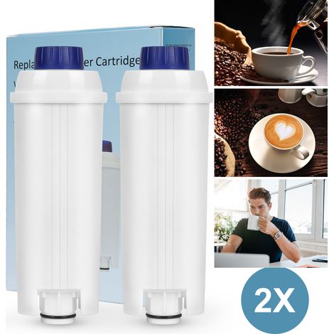 Randaco Filtro acqua per Delonghi sostituto per DeLonghi DLS C002 ECAM ETAM EC680 EC800 macchina caffè automatico macchina espresso 2× (1/5)