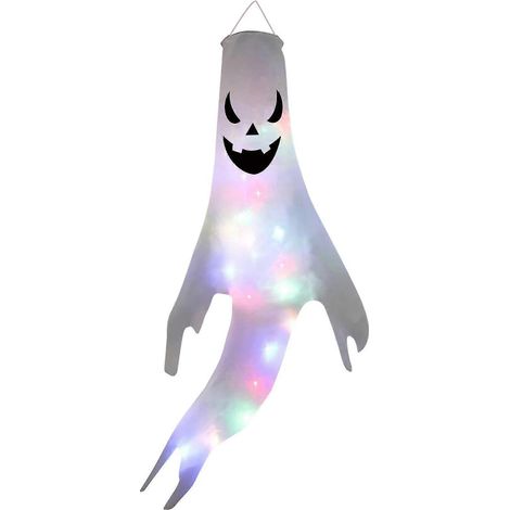 Guirnalda de luces LED decorativas de Halloween con estampado de fantasmas (1/3)
