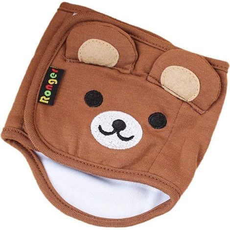 Couche hygiénique réutilisable de haute qualité pour chien, motif ours, 22-28 cm (1/3)