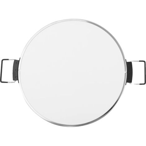 Bandeja para pizza, material cerámico, diseño ecológico, color blanco. (1/2)