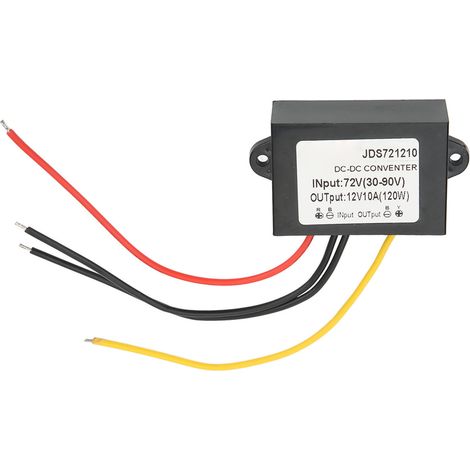 Abwärtswandler IP67 wasserdicht DC 72V auf DC 12V 10A Spannungswandlermodul für Fahrzeuge (1/5)