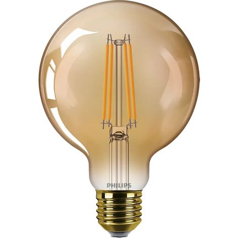 lampadina led philips tonda 1800k, e27