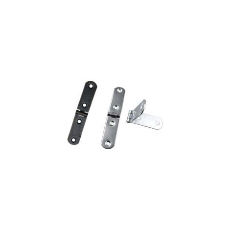 50 bisagras para puertas, bisagras de 180 grados para puertas de armarios con tornillos, bisagras para muebles, bisagras invisibles para armarios, para máquinas de coser, mesas plegables, armarios y p (1/4)
