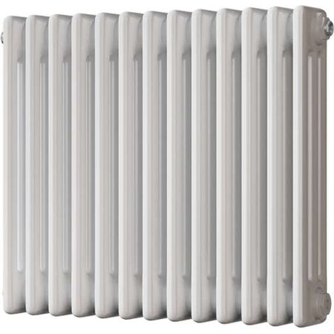 Alpha - White Column Radiator H500mm x W599mm 3 Column (1/3)