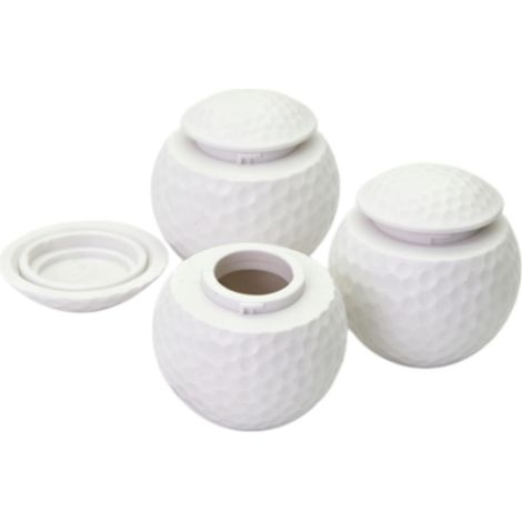 Pot en Verre de Balle de en Plastique, Mini Tasse Unique en Forme de pour les Fêtes, les Bars, les événements sur le Thème du, les Verres de nouveauté (3PCS) (1/5)