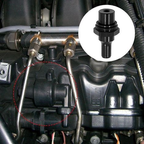 Valve PCV compacte N54 en alliage métallique, installation facile pour BMW E91 335i (2007-2010). (1/4)